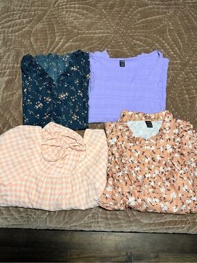 Shein Women Blouse Bundle lot sz L